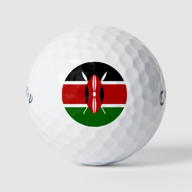 Kenya flag         golf balls (Front)