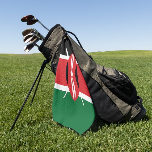 Kenya flag golf towel (Green)