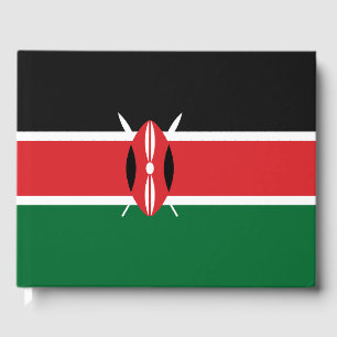 Kenya flag guest book