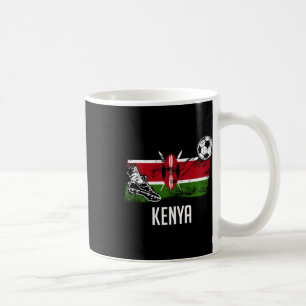 Kenya Flag Jersey Kenyan Soccer Team Kenyan Coffee Mug