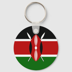 Kenya Flag Key Ring