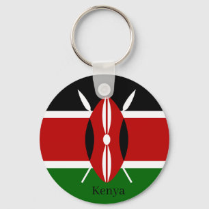 Kenya Flag Key Ring