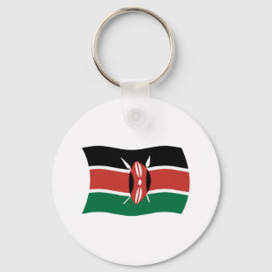 Kenya Flag Keychain
