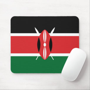 Kenya flag mouse pad