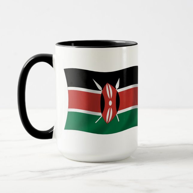 Kenya Flag Mug (Left)