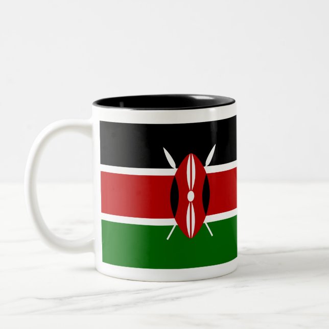 Kenya Flag Mug (Left)