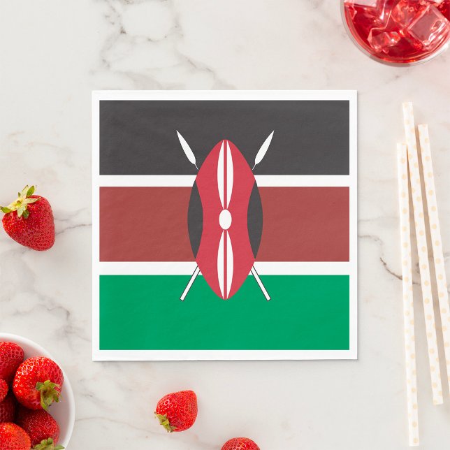 Kenya Flag Napkin (Creator Uploaded)