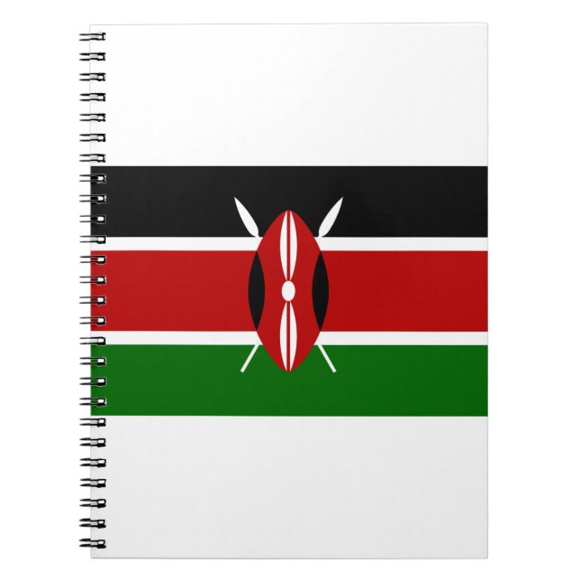 Kenya Flag Notebook (Front)