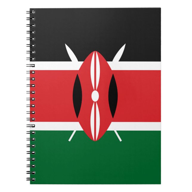 Kenya flag notebook (Front)