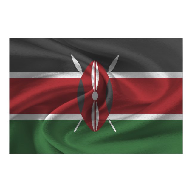 Kenya Flag Photo Print (Front)