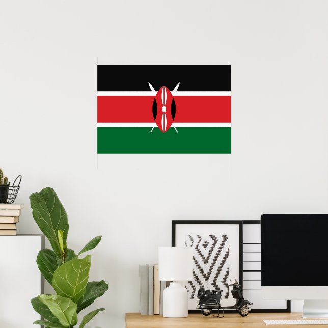 Kenya flag poster (Home Office)