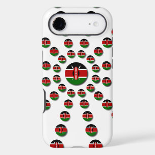 Kenya Flag Radial Pattern: Patriotic Art & Decor