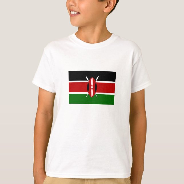 Kenya Flag T-Shirt (Front)