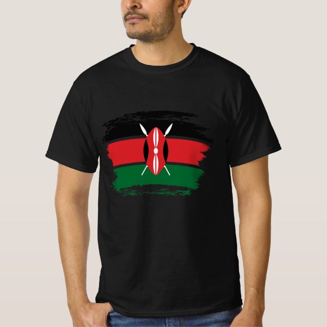 Kenya flag T-Shirt (Front)