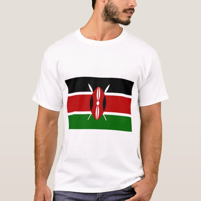 Kenya Flag T-Shirt (Front)
