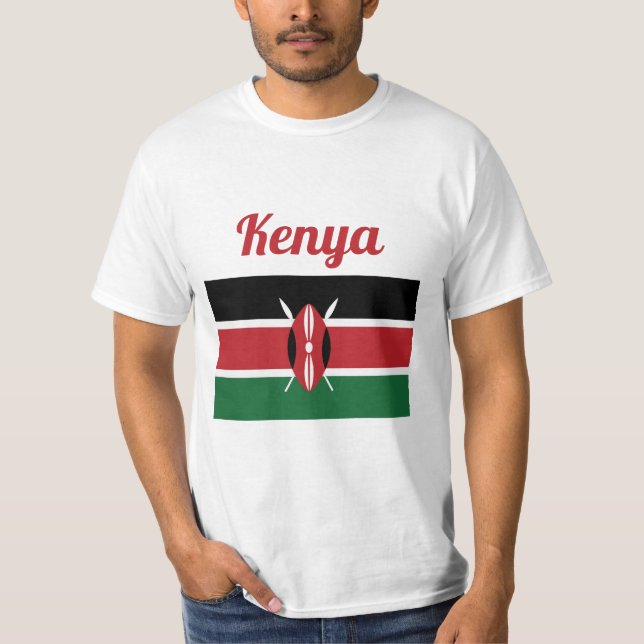 Kenya Flag T-Shirt (Front)