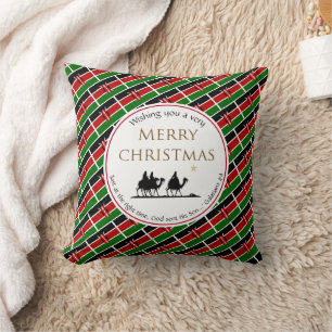 KENYA FLAG Three Wise Men KENYAN Christmas Cushion