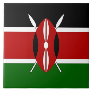 Kenya Flag Tile
