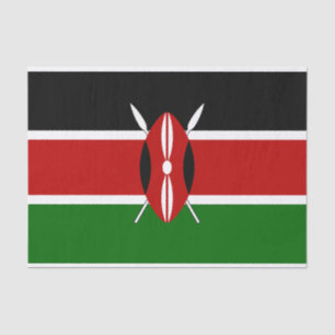 Kenya Flag Tissue Paper