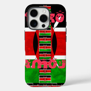 Kenya Flag: Tuko Pamoja - Unity Art Design iPhone 16 Pro Case