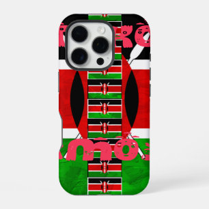 Kenya Flag: Tuko Pamoja - Unity Art Design iPhone Case
