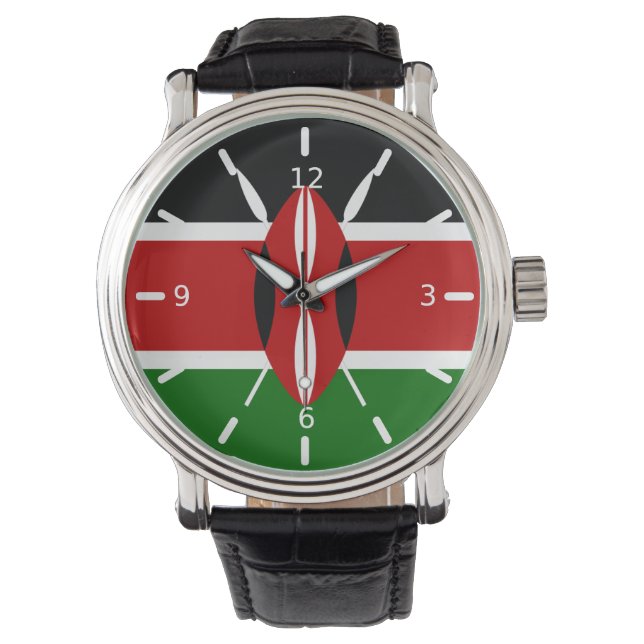 Kenya flag        watch (Front)