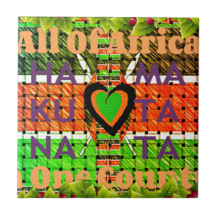 Kenya Hakuna Matata Ceramic Tile
