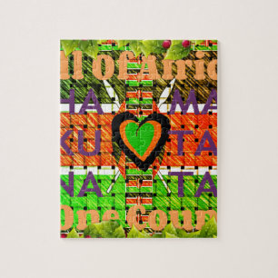 Kenya Hakuna Matata Jigsaw Puzzle
