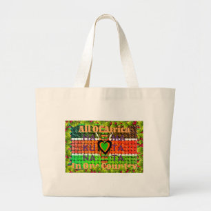 Kenya Hakuna Matata Large Tote Bag