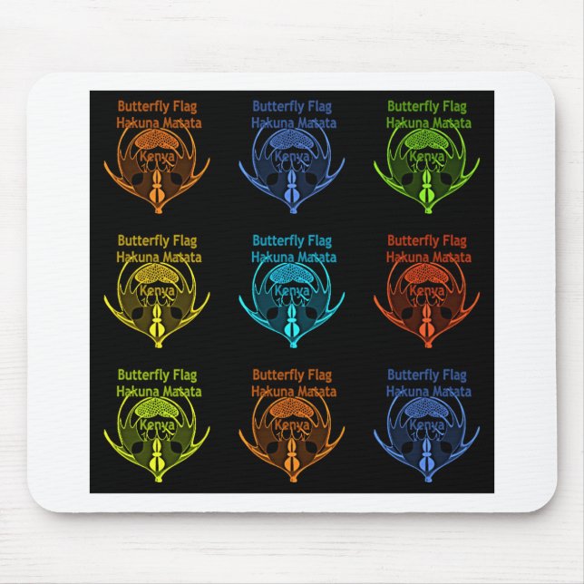 Kenya Hakuna Matata Mouse Pad (Front)