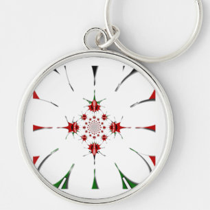 Kenya HAKUNA MATATA RED GREEN patter design Key Ring