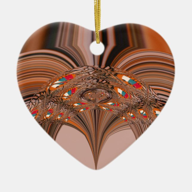 Kenya HakunaMatata Tradition Colour designs.png Ceramic Tree Decoration (Front)