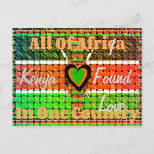 Kenya I found love Postcard
