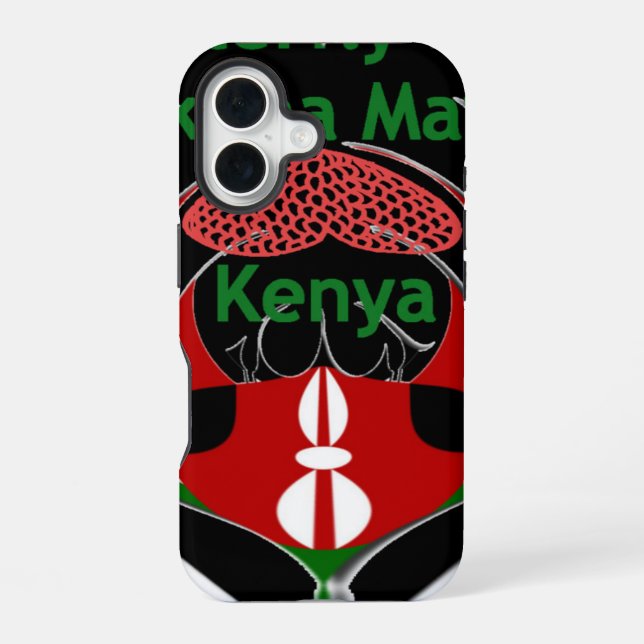 Kenya iPhone 16 Case (Back)