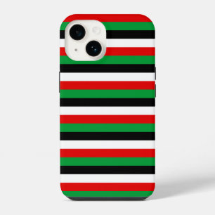Kenya Jordan Iraq Kuwait flag stripes symbol lines iPhone 14 Case