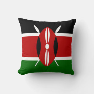 Kenya (Kenyan) Flag Cushion