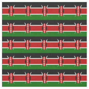 Kenya & Kenyan Flag fashion, travel/sport Fabric