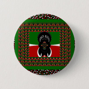 Kenya lovely heats 6 cm round badge