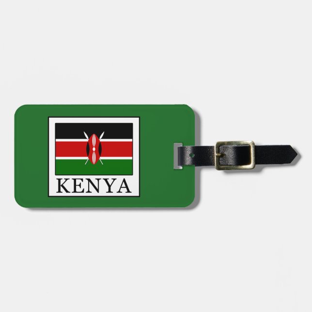 Kenya Luggage Tag (Front Horizontal)