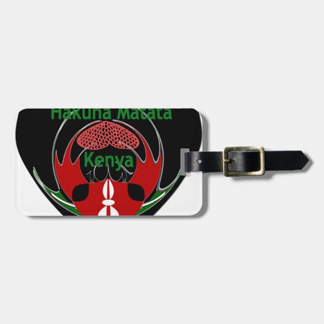 Kenya Luggage Tag (Front Horizontal)