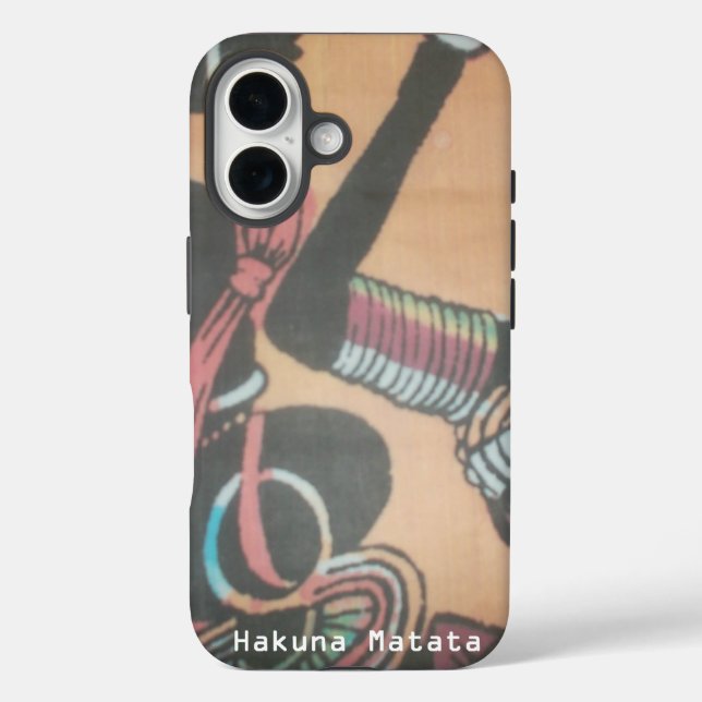 Kenya MAASAI Hakuna Matata. Case-Mate iPhone Case (Back)