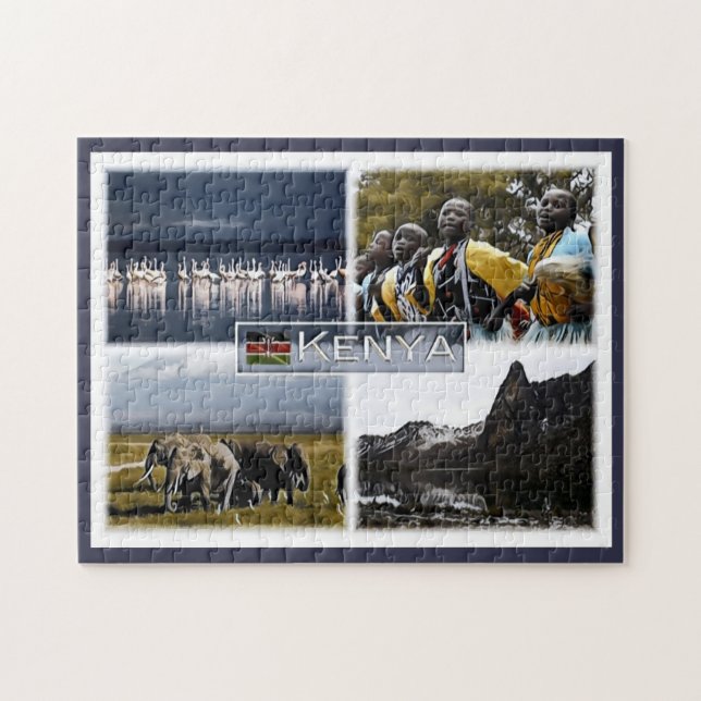 Kenya - Mosaic - Jigsaw Puzzle (Horizontal)