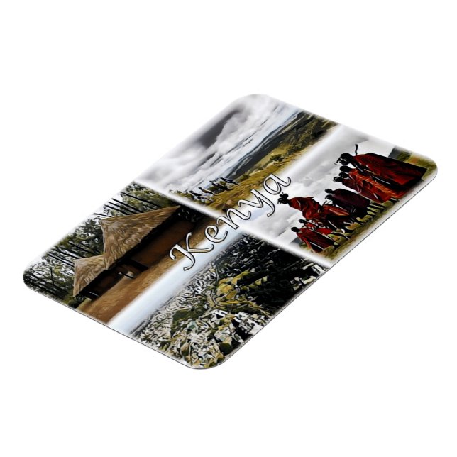 Kenya - Mosaic - Magnet (Left Side)