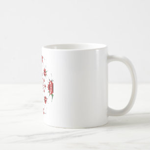 Kenya National Flag Shield Kaleidoscope Pattern  Coffee Mug