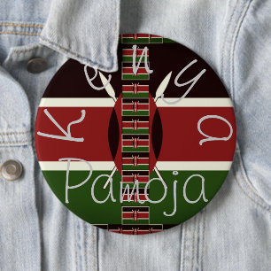 Kenya Pamoja 6 Cm Round Badge