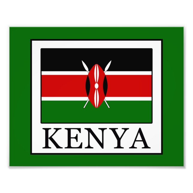 Kenya Photo Print (Front)