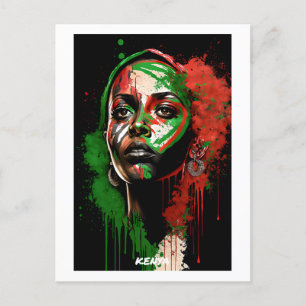 Kenya Postcard - Artistic Portrait -World of Women