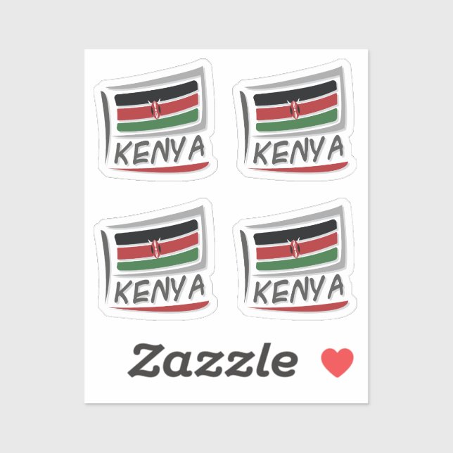 Kenya   Pride X Flag (Sheet)