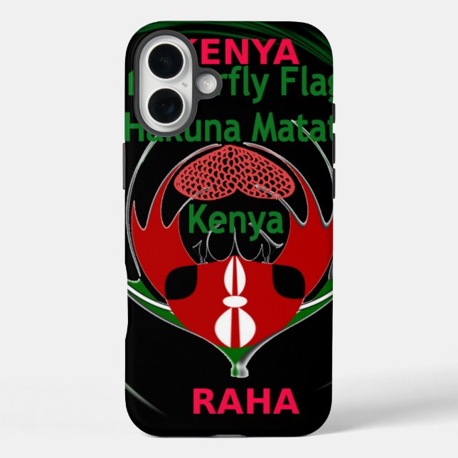 Kenya Raha Hakuna Matata Case-Mate iPhone Case (Back)