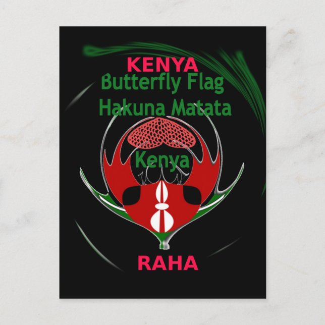 Kenya Raha Hakuna Matata.jpg Postcard (Front)